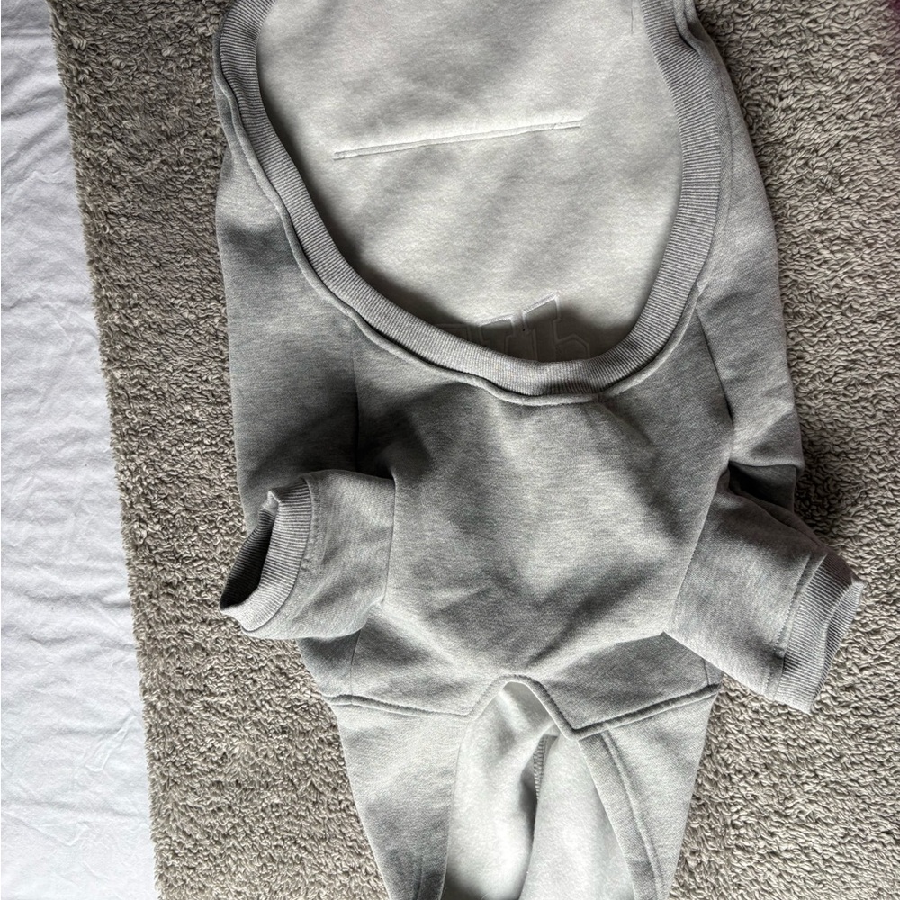 GAP Light Gray Hooded Pullover for DOG 🐶 - Picture 4 of 10